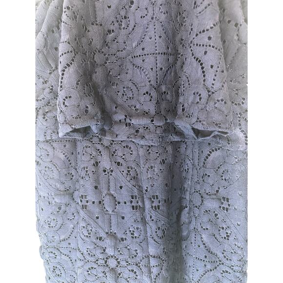 Lilly Pulitzer Navy Blue Sleeveless Resort Vacation Celyn Lace Romper Size 4 - Picture 5 of 12